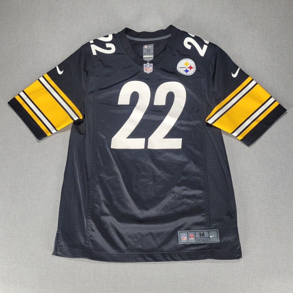 Nike Pittsburgh Steelers Najee Harris‎ 22 Jersey Mens Medium Black On Field NFL